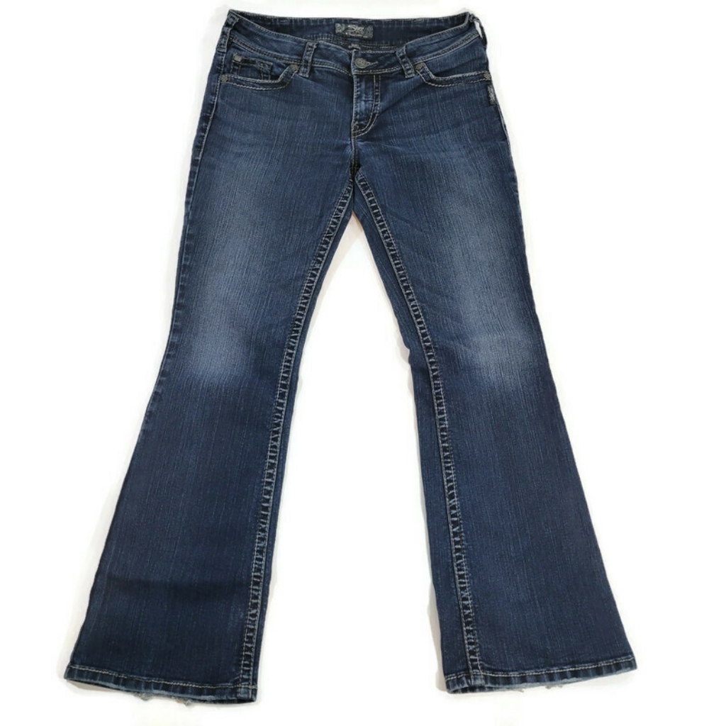Silver Suki Surplus Bootcut Jeans Dark Wash 30x32